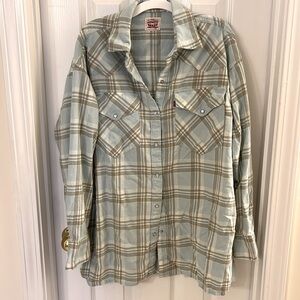 Levi Strauss Pale blue flannel